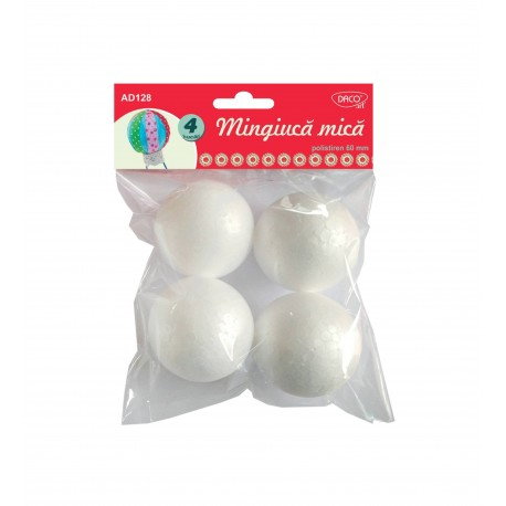 Accesorii craft bile polistiren set 4, 60mm - DACO [1]