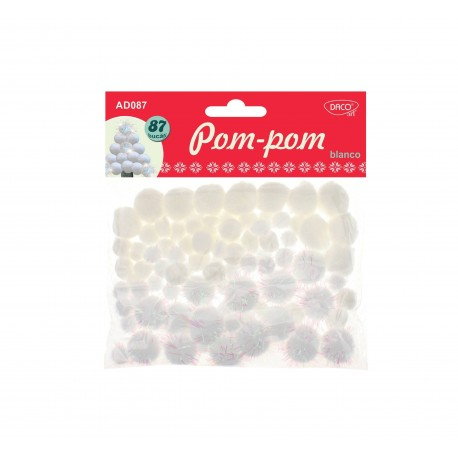 Accesorii craft  pom pom blanco - DACO [1]