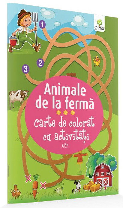Animale de la ferma. Carte de Colorat cu Activitati [1]