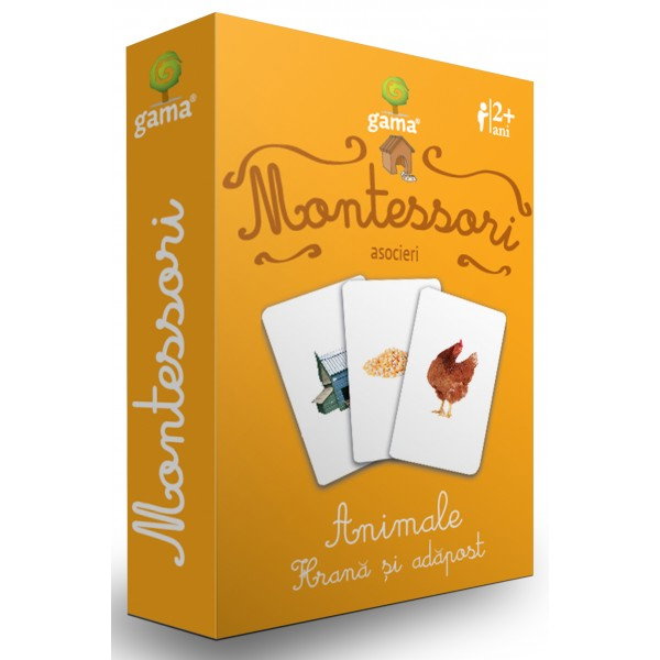 Animale. Hrana si adapost. Asociere. Carti de joc Montessori [1]