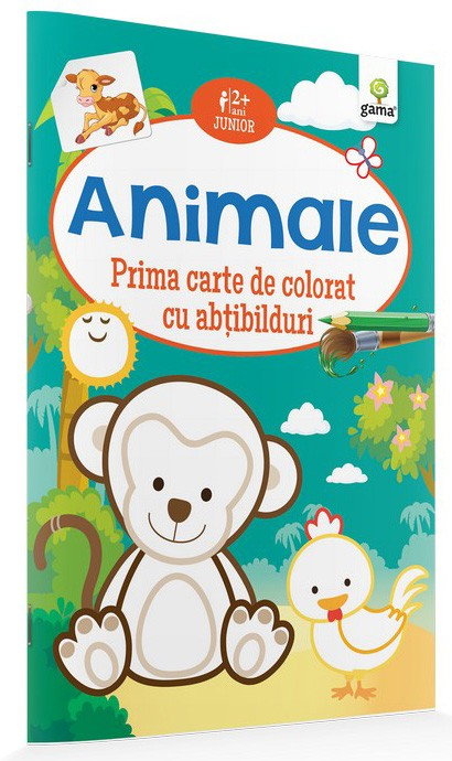 Animale. Prima Carte de Colorat cu Abtibilduri [1]