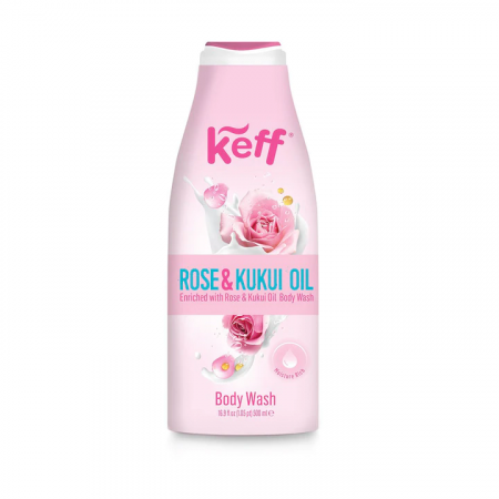 Balsam Keff pentru catifelarea si stralucirea parului Rose & Kukui Oil, 500 ml [1]