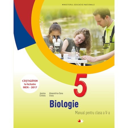 Biologie, manual pentru clasa a V-a. Contine si editia digitala de Jeanina Carstoiu, Alexandrina-Dana Grasu [1]