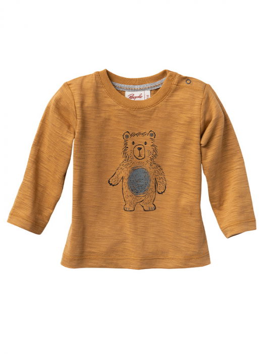 Bluza baieti, teddy bear, din bumbac organic. Marimea 62/68 -  People Wear Organic [1]