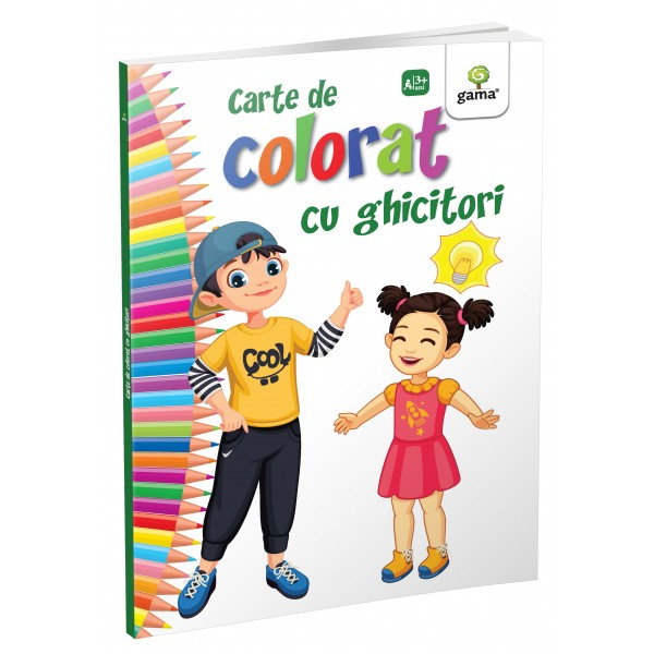 CARTI DE COLORAT CU 80 DE PAGINI - Carte de colorat cu ghicitori - Editia 2018 [1]