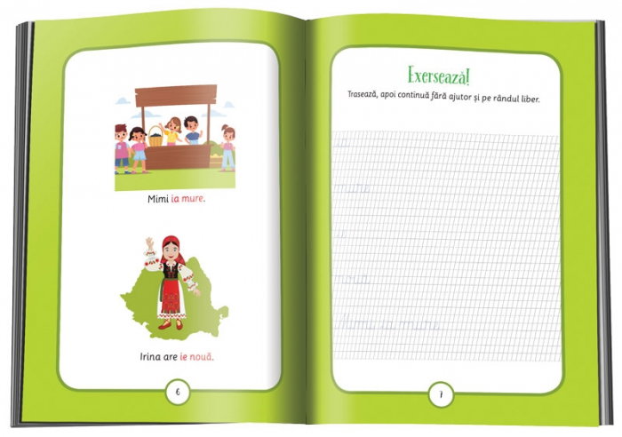 Citesc si scriu cuvinte 6-7 ani. Caiet pentru exersarea scrierii si pregatirea pentru clasele mai mari. Clasa I [2]
