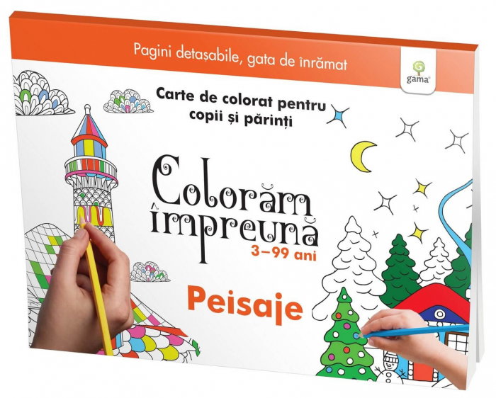 Coloram impreuna. Peisaje. Carte de colorat pentru copii si parinti [1]