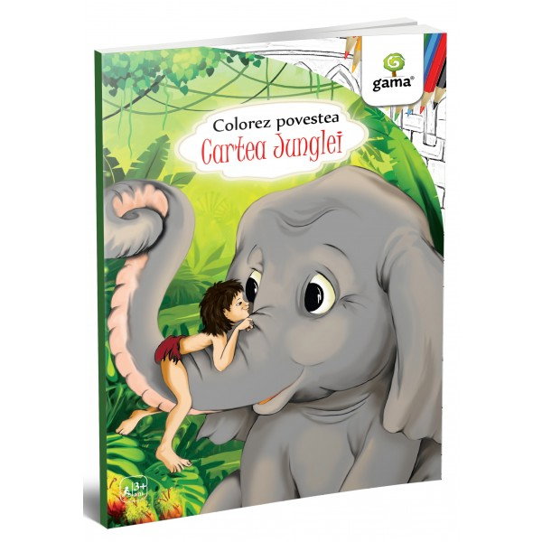 COLOREZ POVESTEA - Cartea Junglei [1]