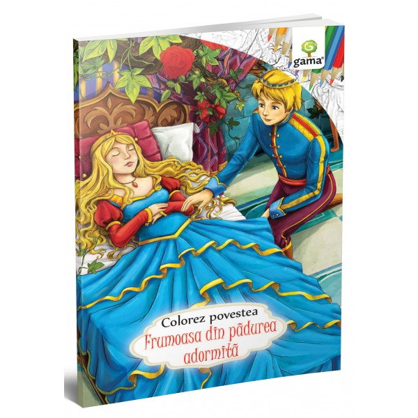 COLOREZ POVESTEA - Frumoasa din padurea adormita [1]