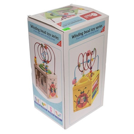 Cub din lemn, cu ceas, adunare si scadere [3]