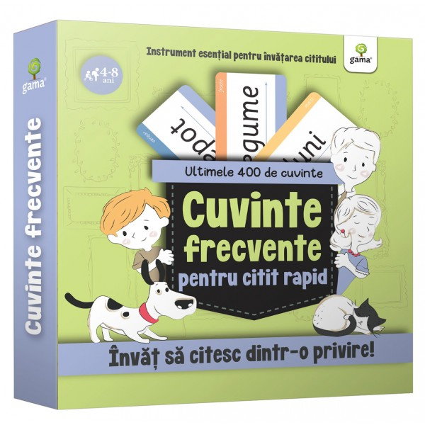 CUVINTE FRECVENTE - Kit Ultimele 400 de cuvinte frecvente de citit rapid [1]