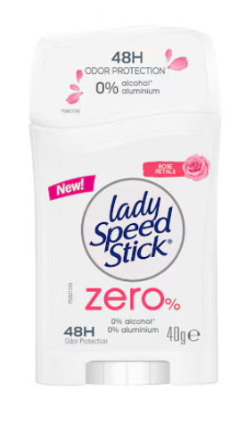 Deodorant solid pentru femei Lady Speed Stick, Zero % Rose Petals, 40 g [1]