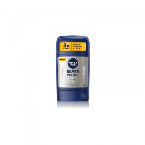 Deodorant stick Nivea Men Silver Protect, 50 ml [1]