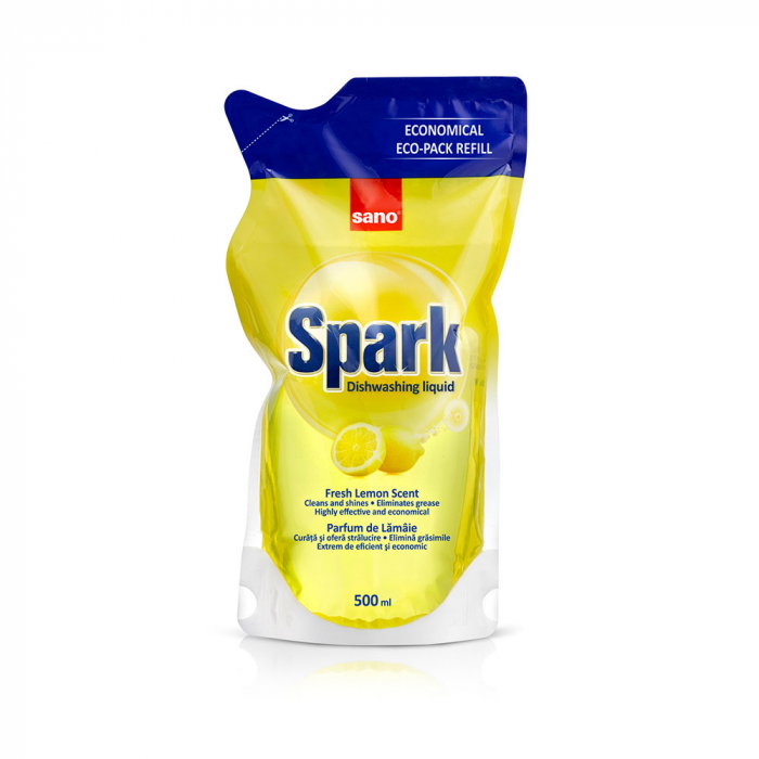Detergent de vase Sano Spark Lamaie Rezerva 500 ml [1]