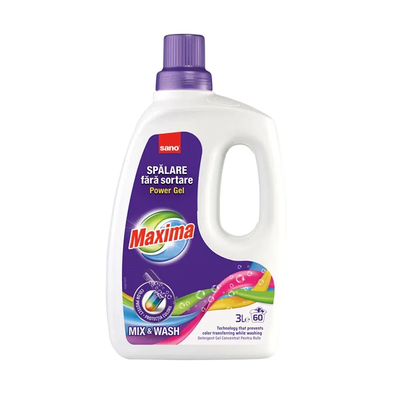 Detergent lichid pentru rufe colorate Sano Maxima Mix & Wash 3l [1]