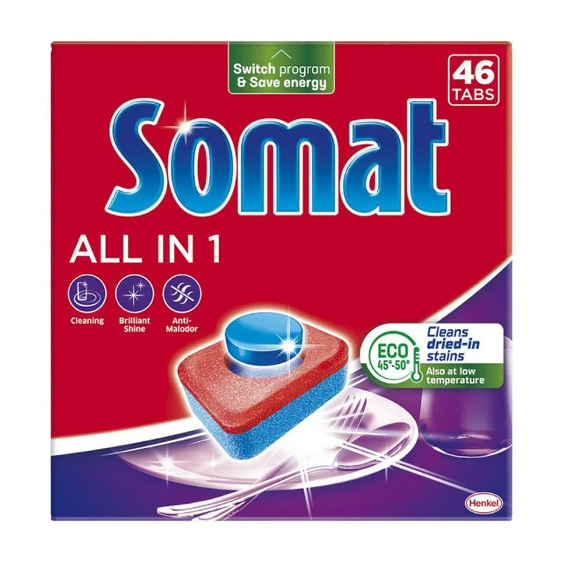 Detergent pentru masina de spalat vase Somat All in one, 46 spalari [1]