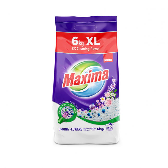 Detergent pudra Sano Maxima Spring Flowers (60sp) 6kg [1]
