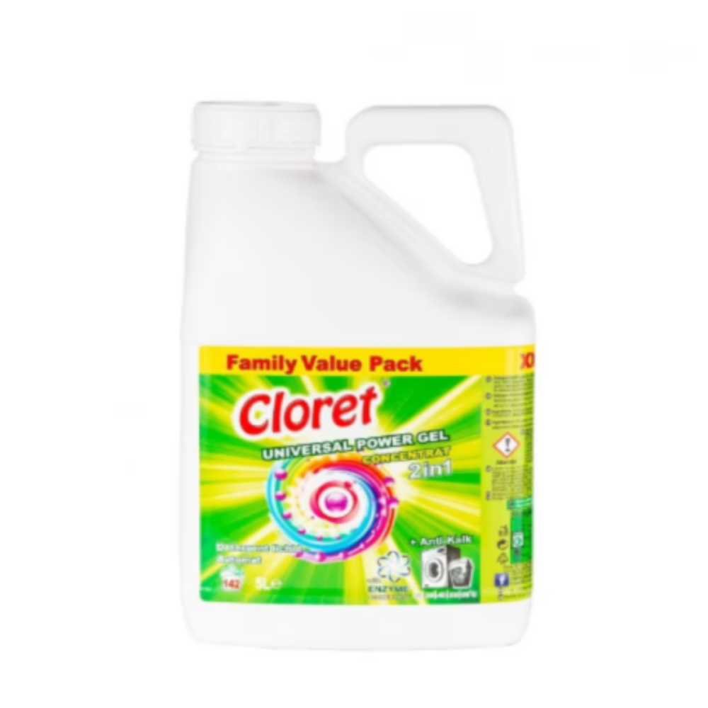 Detergent Rufe Lichid Cloret Universal 2IN1, 5L [1]