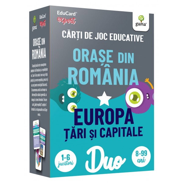 DuoCard - Orase din Romania. Europa: Tari si capitale [1]