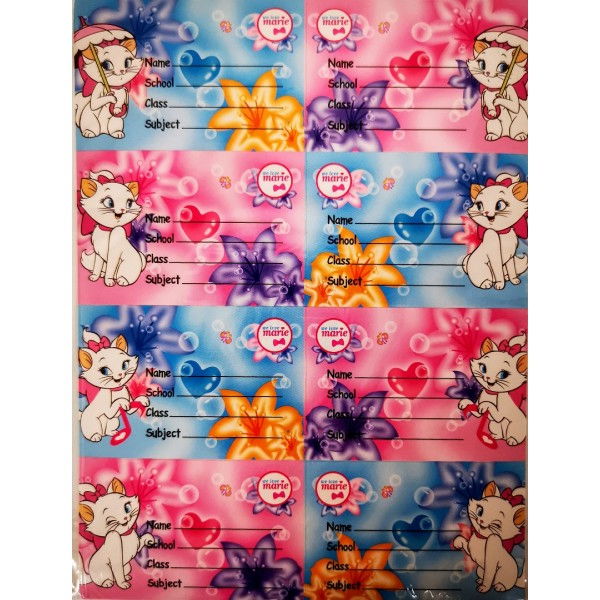 Etichete Scolare Pisica 8/coala, 10 Coli E170 [1]