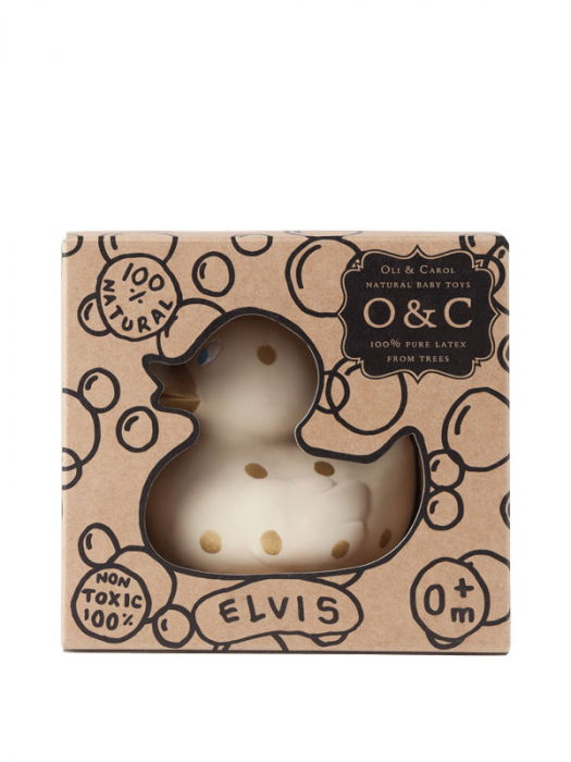 Ratusca Elvis, cu buline aurii, jucarie pentru baie [2]