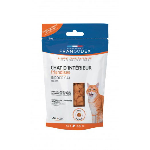 FRANCODEX SNACK ANTIHAIRBALL CAT, 65 GR [1]