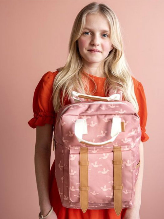 Ghiozdan sustenabil L, model Birds - Fresk [2]