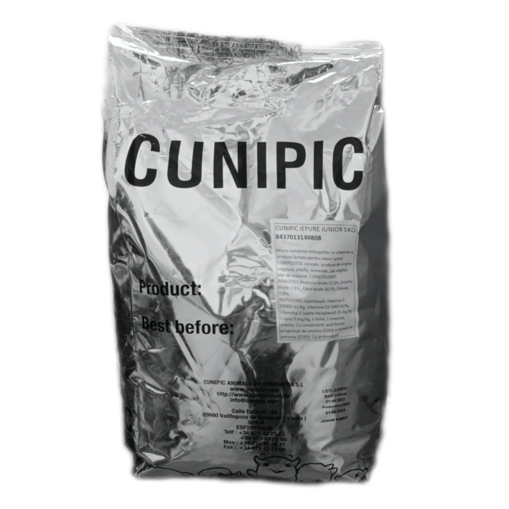 Hrana completa Cunipic pentru iepuri junior, 5 kg [1]