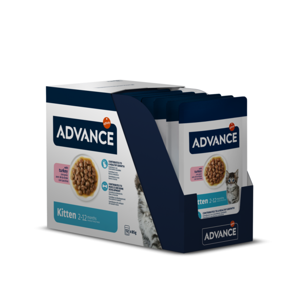 HRANA UMEDA ADVANCE CAT KITTEN, CURCAN, 85 GR [1]