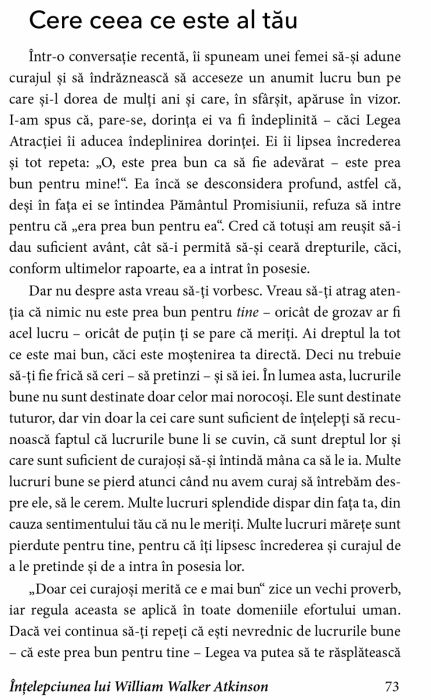 Intelepciunea lui William Walker Atkinson [6]