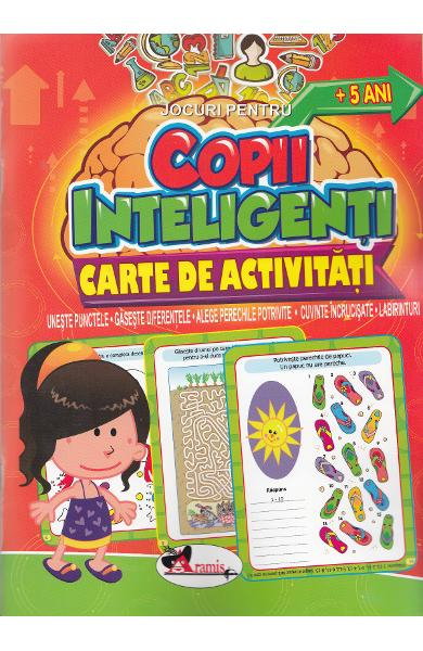 Jocuri pentru copii inteligenti. +5 ani. Carte de activitati [1]