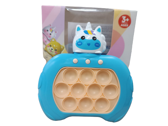 Jucarie Senzoriala Inteligenta de Apasat, Pop It Electronic Albastru [1]