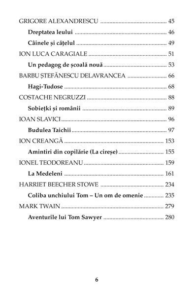 Lecturi Scolare clasa a VI-a [3]