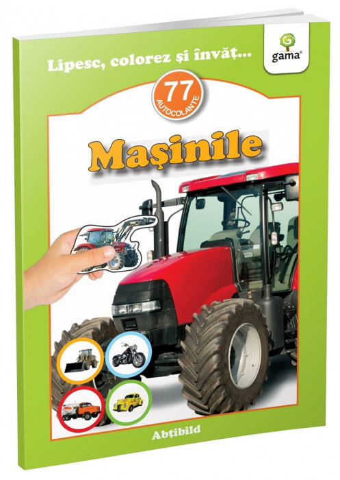 Lipesc, colorez si invat... Masinile [1]