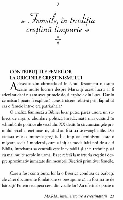 Maria, Intemeietoare a Crestinatatii [7]