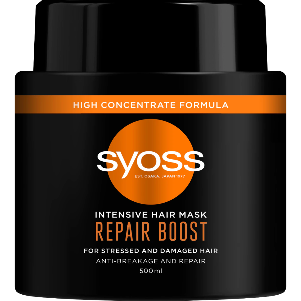 Masca de par Syoss Intensive Repair Boost pentru par uscat si deteriorat, 500ml [1]