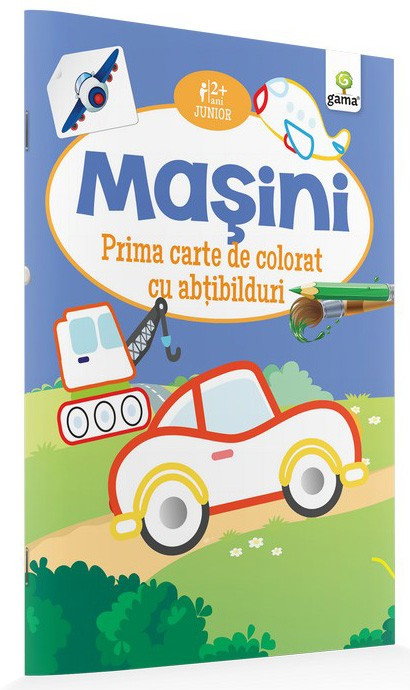Masini. Prima Carte de Colorat cu Abtibilduri [1]