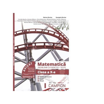 Matematica. Probleme si exercitii. Teste. Clasa a X-a. Semestrul I. Servicii, resurse, tehnic de Marius Burtea, Georgeta Burtea [1]
