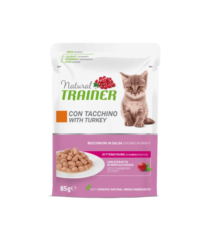 NATURAL TRAINER CAT PLIC KITTEN&YOUNG, CURCAN, 85 GR [1]