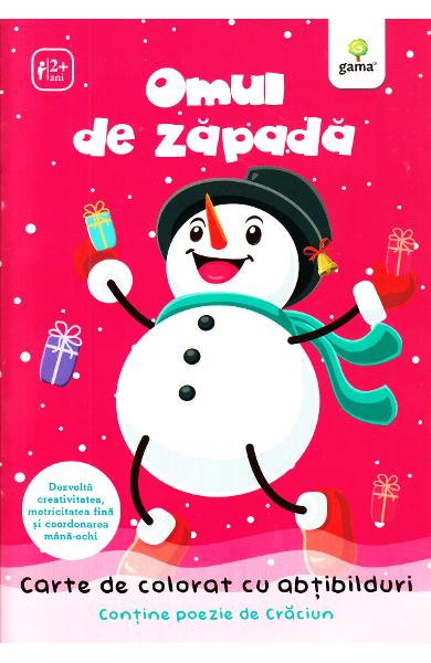 Omul de zapada. Carte de colorat cu abtibilduri [1]