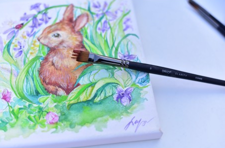 Panza pictura pe sasiu 30x30 cm [3]