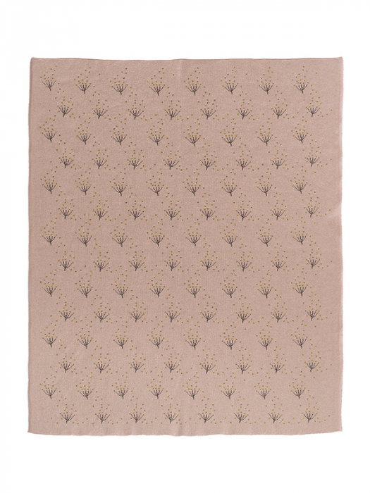 Patura Fine Knitted, din bumbac organic, cu model Dandelion - Fresk [2]