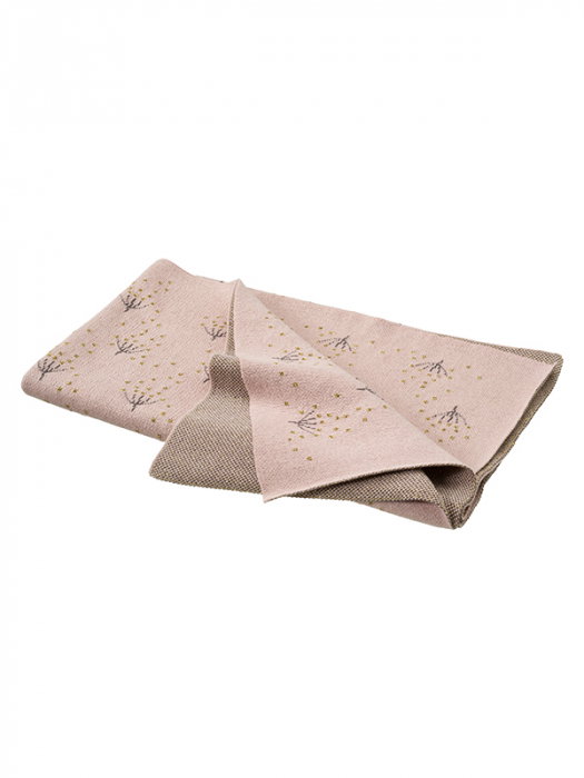 Patura Fine Knitted, din bumbac organic, cu model Dandelion - Fresk [4]