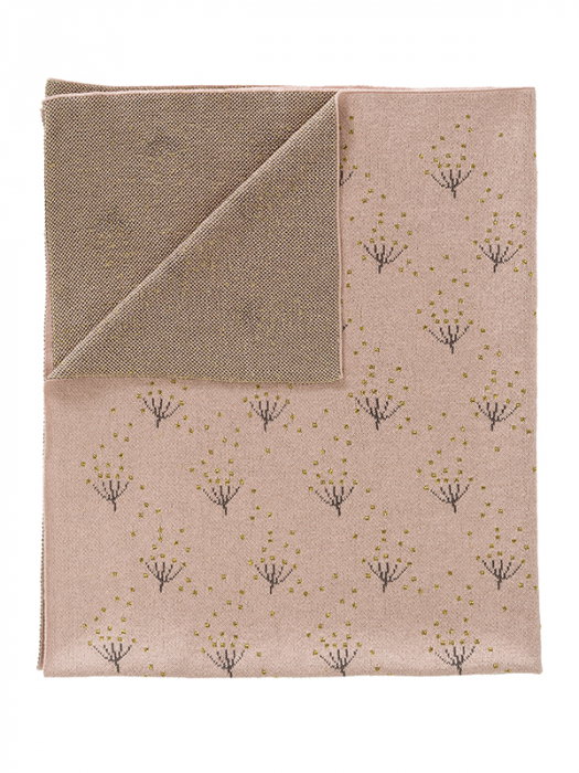 Patura Fine Knitted, din bumbac organic, cu model Dandelion - Fresk [3]