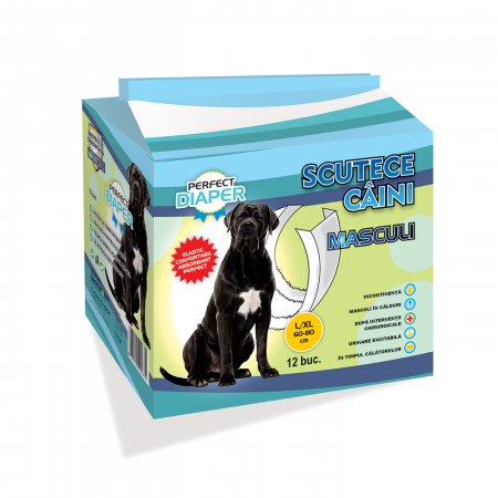 PERFECT DIAPER SCUTECE MASCULI, MARIMEA L/XL, 12 BUC [1]