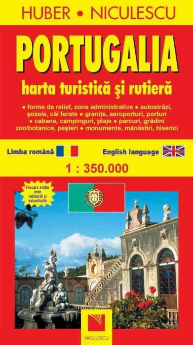 Portugalia. Harta turistica si rutiera [1]