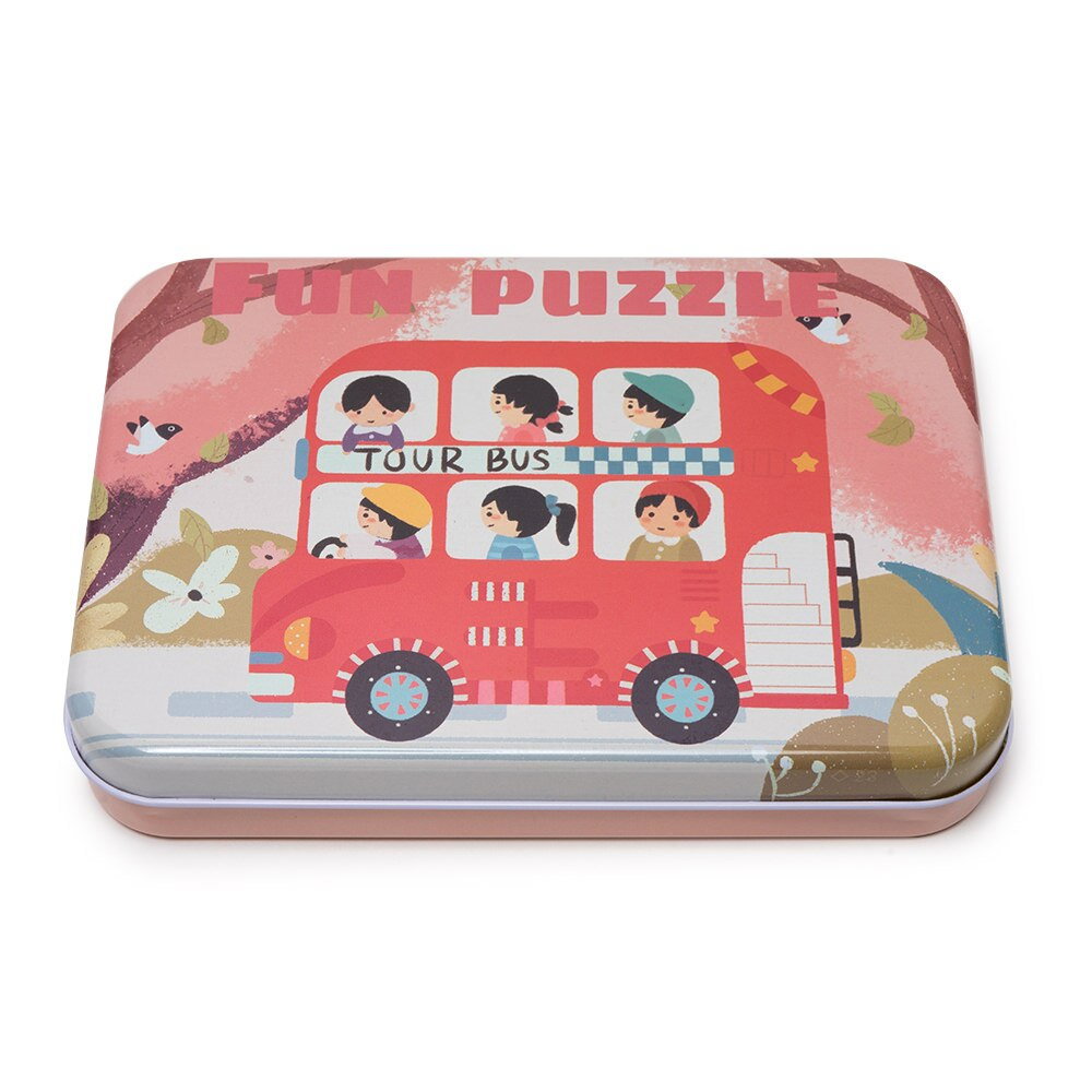 Puzzle din Carton in Cutie Metalica [4]