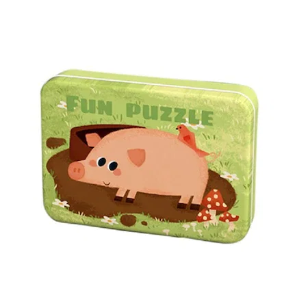 Puzzle din Carton in Cutie Metalica [1]