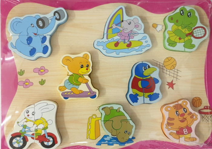 Puzzle incastru din lemn - Ileana Prodexim [1]