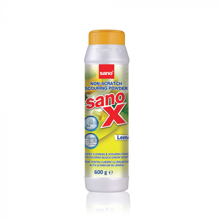 Praf de curatat cu inalbitor Sano X Lemon 600g [1]